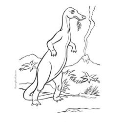 Dibujo para colorear: Dinosaurio (Animales) #5656 - Dibujos para Colorear e Imprimir Gratis