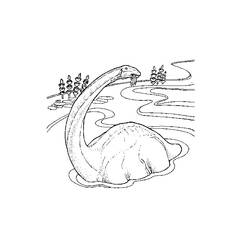 Dibujo para colorear: Dinosaurio (Animales) #5662 - Dibujos para Colorear e Imprimir Gratis