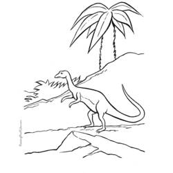Dibujo para colorear: Dinosaurio (Animales) #5663 - Dibujos para Colorear e Imprimir Gratis