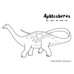 Dibujo para colorear: Dinosaurio (Animales) #5664 - Dibujos para Colorear e Imprimir Gratis