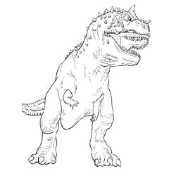 Dibujo para colorear: Dinosaurio (Animales) #5670 - Dibujos para Colorear e Imprimir Gratis