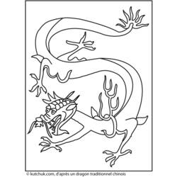 Dibujo para colorear: Dragón (Animales) #5810 - Dibujos para Colorear e Imprimir Gratis