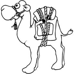 Dibujo para colorear: Dromedario (Animales) #5944 - Dibujos para Colorear e Imprimir Gratis