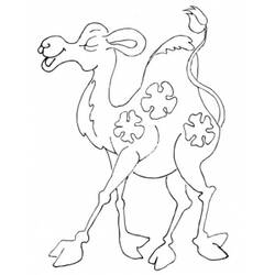 Dibujo para colorear: Dromedario (Animales) #6085 - Dibujos para Colorear e Imprimir Gratis