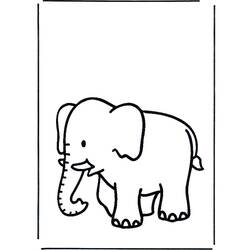 Dibujo Elefante (Animales) #175085 para imprimir y colorear