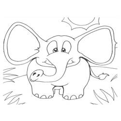 Dibujo para colorear: Elefante (Animales) #6330 - Dibujos para Colorear e Imprimir Gratis