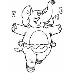 Dibujo para colorear: Elefante (Animales) #6343 - Dibujos para Colorear e Imprimir Gratis