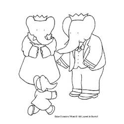 Dibujo para colorear: Elefante (Animales) #6365 - Dibujos para Colorear e Imprimir Gratis