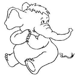 Dibujo para colorear: Elefante (Animales) #6379 - Dibujos para Colorear e Imprimir Gratis