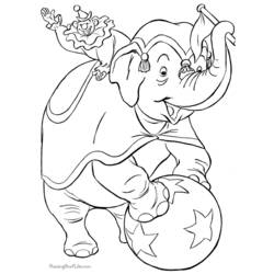 Dibujo para colorear: Elefante (Animales) #6380 - Dibujos para Colorear e Imprimir Gratis