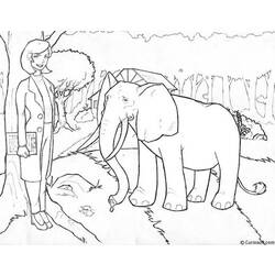 Dibujo para colorear: Elefante (Animales) #6455 - Dibujos para Colorear e Imprimir Gratis
