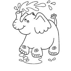 Dibujo para colorear: Elefante (Animales) #6461 - Dibujos para Colorear e Imprimir Gratis