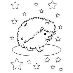 Dibujo Erizo (Animales) #190607 para imprimir y colorear