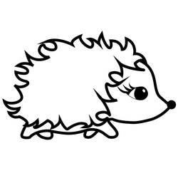 Dibujo Erizo (Animales) #190621 para imprimir y colorear