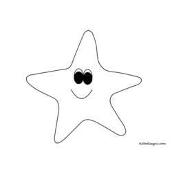 Dibujo para colorear: Estrella de mar (Animales) #6725 - Dibujos para Colorear e Imprimir Gratis