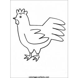 Dibujo para colorear: Gallo (Animales) #4163 - Dibujos para Colorear e Imprimir Gratis