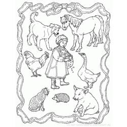 Dibujo para colorear: Gallo (Animales) #4223 - Dibujos para Colorear e Imprimir Gratis