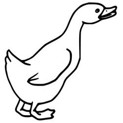 Dibujo Ganso (Animales) #188137 para imprimir y colorear