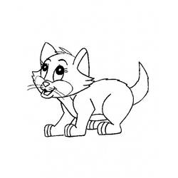 Dibujo para colorear: Gato (Animales) #1802 - Dibujos para Colorear e Imprimir Gratis