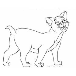 Dibujo para colorear: Gato (Animales) #1806 - Dibujos para Colorear e Imprimir Gratis