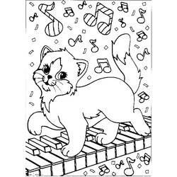 Dibujo para colorear: Gato (Animales) #1808 - Dibujos para Colorear e Imprimir Gratis