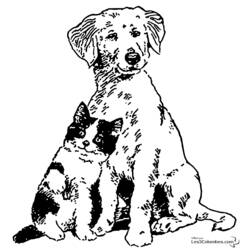 Dibujo para colorear: Gato (Animales) #1944 - Dibujos para Colorear e Imprimir Gratis