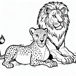 Dibujo Guepardo (Animales) #188854 para imprimir y colorear