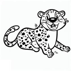 Dibujo Guepardo (Animales) #188862 para imprimir y colorear
