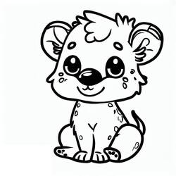 Dibujo Hiena (Animales) #186920 para imprimir y colorear