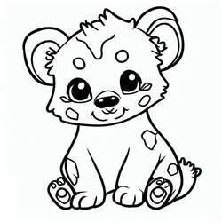 Dibujo Hiena (Animales) #186931 para imprimir y colorear