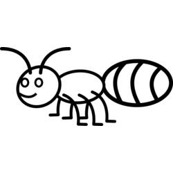 Dibujo para colorear: Hormiga (Animales) #6937 - Dibujos para Colorear e Imprimir Gratis