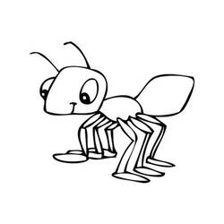 Dibujo para colorear: Hormiga (Animales) #6988 - Dibujos para Colorear e Imprimir Gratis