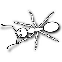 Dibujo para colorear: Hormiga (Animales) #7017 - Dibujos para Colorear e Imprimir Gratis