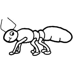 Dibujo para colorear: Hormiga (Animales) #7028 - Dibujos para Colorear e Imprimir Gratis