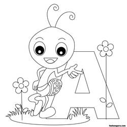Dibujo para colorear: Hormiga (Animales) #7065 - Dibujos para Colorear e Imprimir Gratis