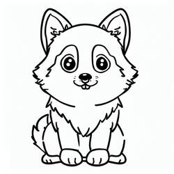 Dibujos para colorear: Husky - Dibujos para Colorear e Imprimir Gratis