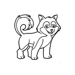 Dibujo Husky (Animales) #189128 para imprimir y colorear