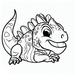 Dibujo para colorear: Iguana (Animales) #188782 - Dibujos para Colorear e Imprimir Gratis