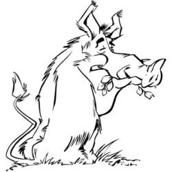 Dibujo para colorear: Jabalí (Animales) #14703 - Dibujos para Colorear e Imprimir Gratis