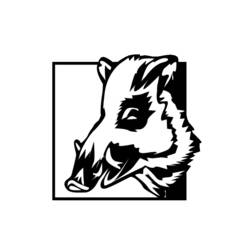 Dibujo para colorear: Jabalí (Animales) #14733 - Dibujos para Colorear e Imprimir Gratis