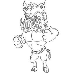 Dibujo para colorear: Jabalí (Animales) #205360 - Dibujos para Colorear e Imprimir Gratis
