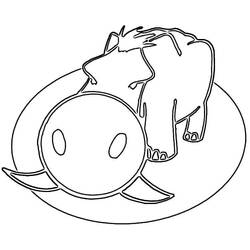 Dibujo para colorear: Jabalí (Animales) #205366 - Dibujos para Colorear e Imprimir Gratis