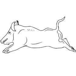 Dibujo para colorear: Jabalí (Animales) #205368 - Dibujos para Colorear e Imprimir Gratis