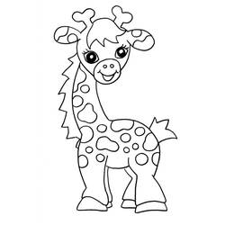 Dibujo Jirafa (Animales) #177614 para imprimir y colorear
