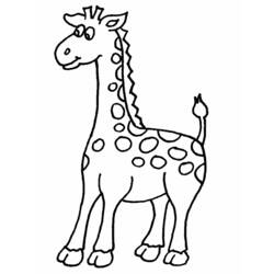 Dibujo para colorear: Jirafa (Animales) #7218 - Dibujos para Colorear e Imprimir Gratis