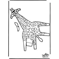 Dibujo para colorear: Jirafa (Animales) #7320 - Dibujos para Colorear e Imprimir Gratis