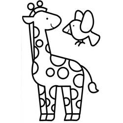 Dibujo para colorear: Jirafa (Animales) #7374 - Dibujos para Colorear e Imprimir Gratis