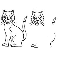 Dibujo para colorear: Kitten (Animales) #18121 - Dibujos para Colorear e Imprimir Gratis