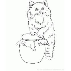 Dibujo para colorear: Kitten (Animales) #18172 - Dibujos para Colorear e Imprimir Gratis