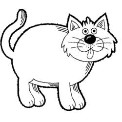 Dibujo para colorear: Kitten (Animales) #18192 - Dibujos para Colorear e Imprimir Gratis